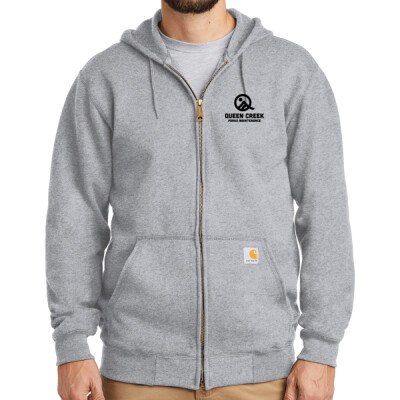 Carhartt Full-Zip Hoodie Black Logo Thumbnail