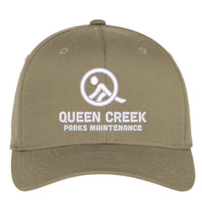 Port & Co Flexfit Cap - White Embroidered Logo Thumbnail